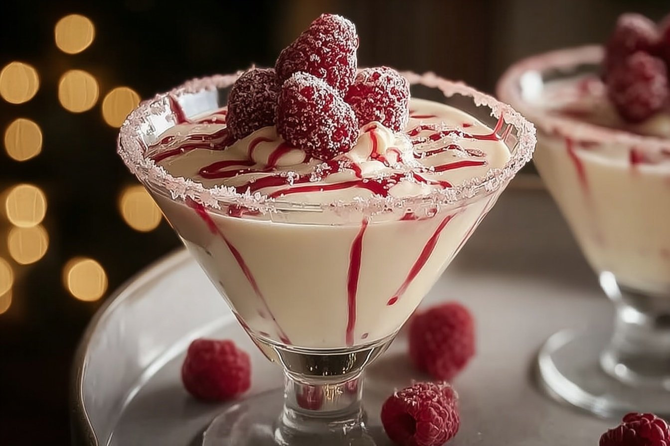 Raspberry White Chocolate Martini Recipe
