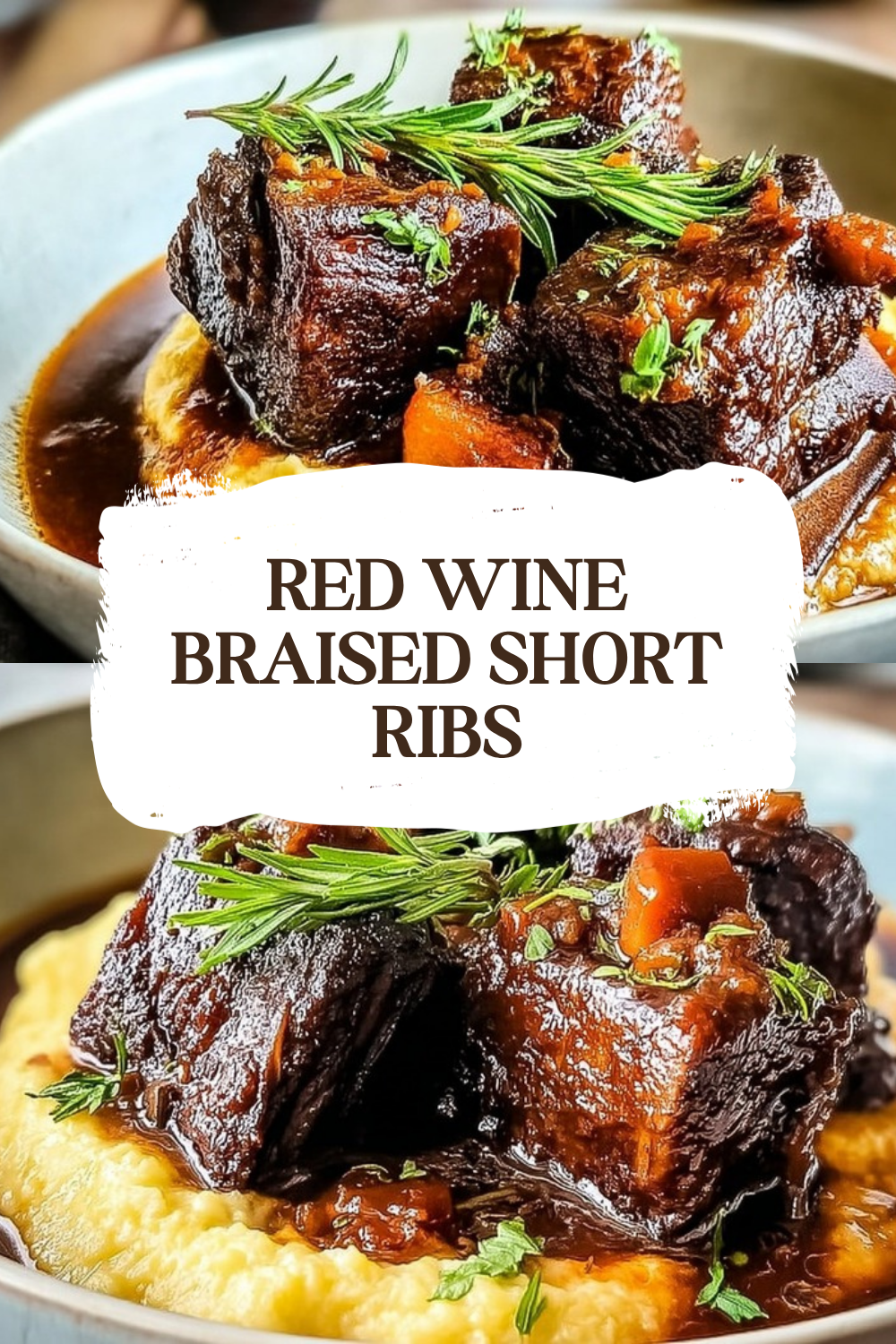 Red Wine Braised Short Ribs