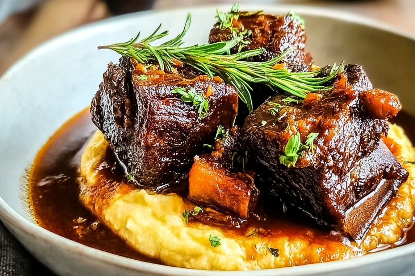 Red Wine Braised Short Ribs