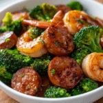 Savory Honey Garlic Shrimp And Sausage With Broccoli 28.png