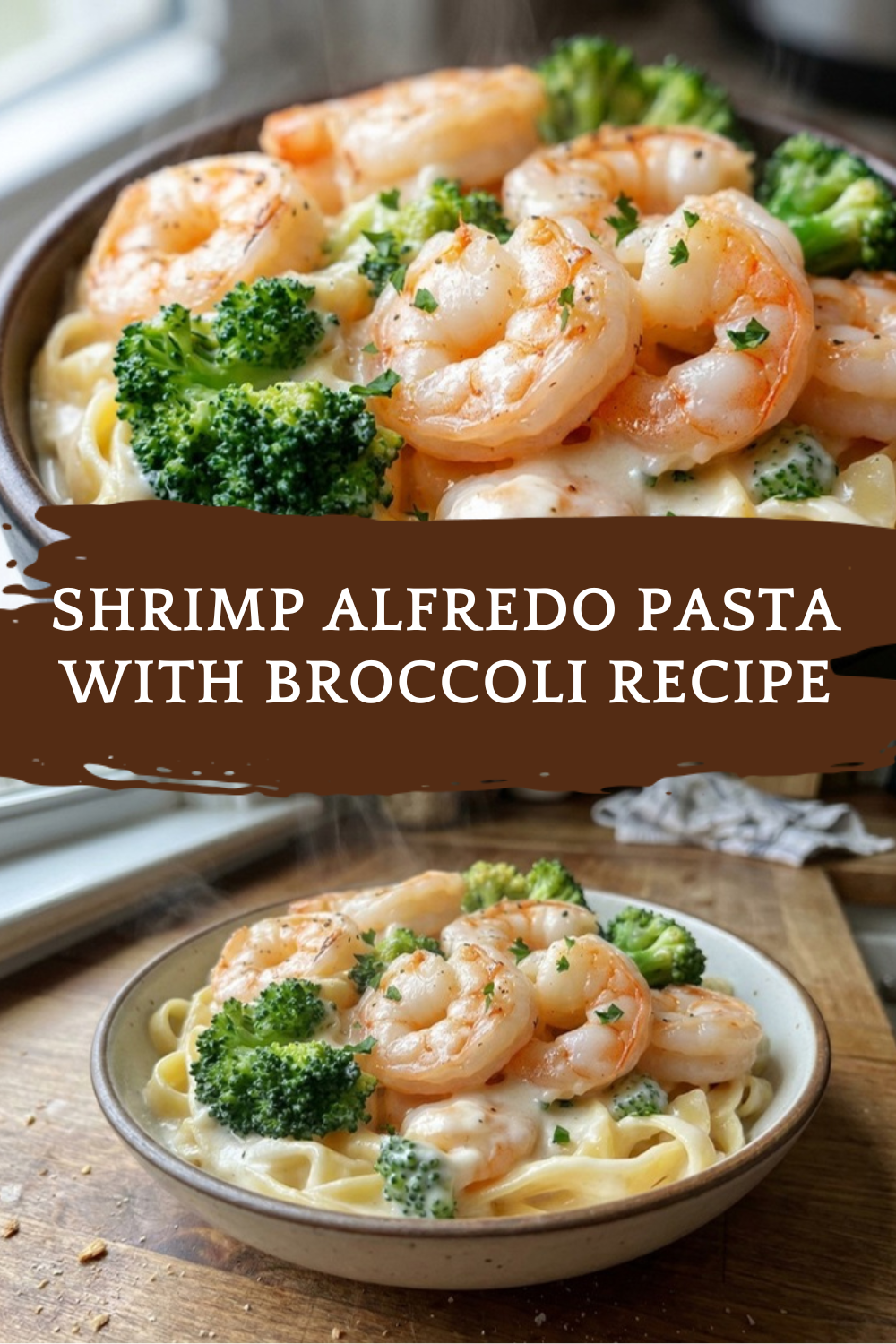 Shrimp Alfredo Pasta With Broccoli Recipe