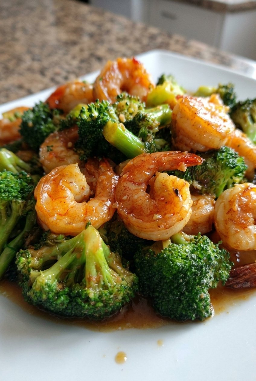 Shrimp And Broccoli Stir Fry