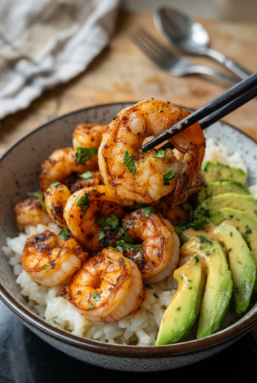 Spicy Shrimp And Avocado Rice Bowl 27.png
