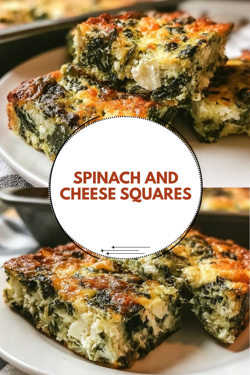 Spinach And Cheese Squares