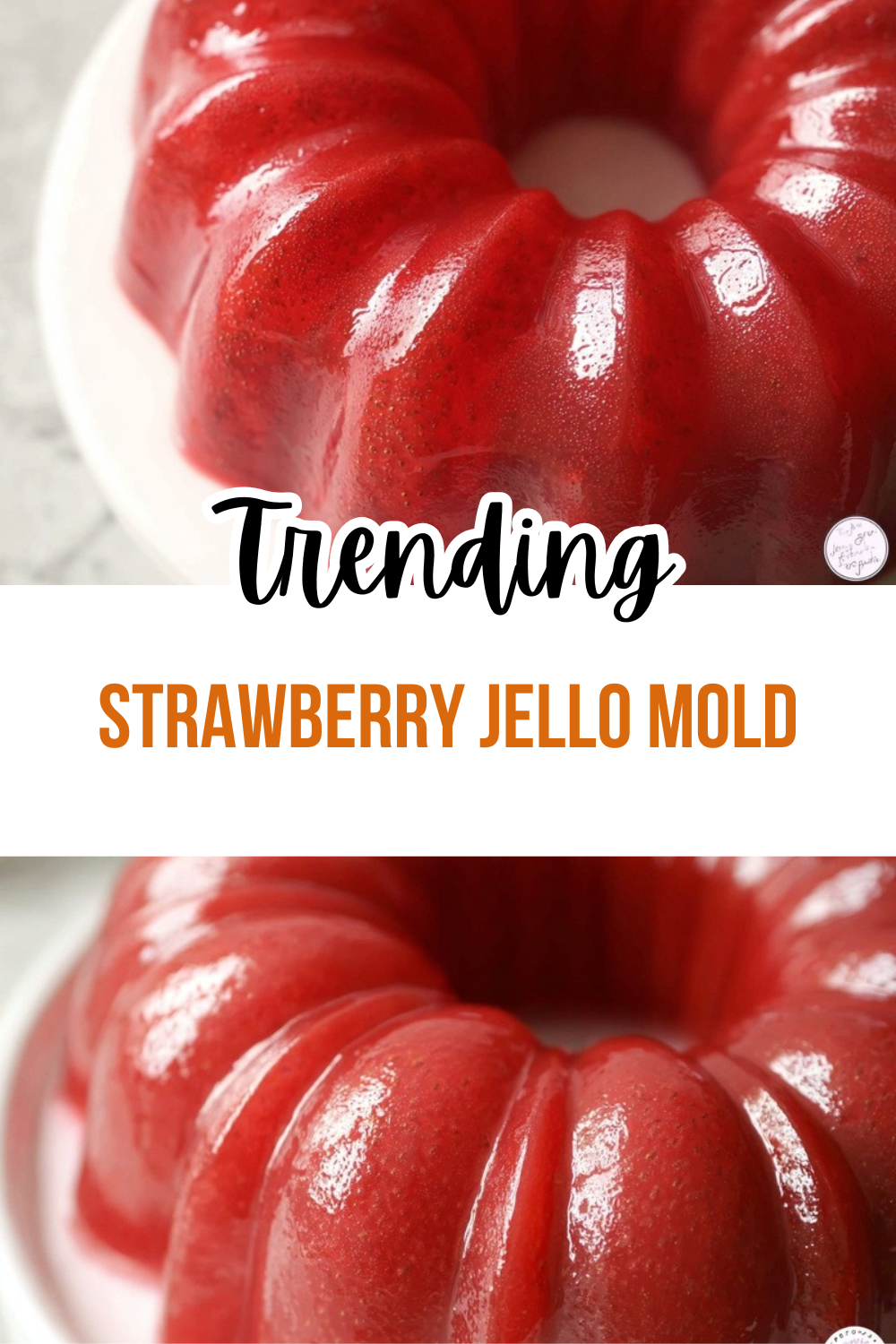 Strawberry Jello Mold