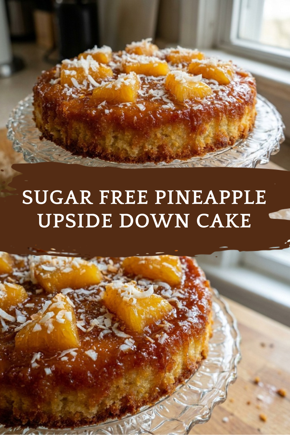 Sugar Free Pineapple Upside Down Cake
