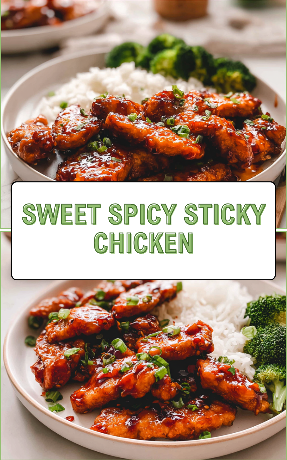 Sweet Spicy Sticky Chicken